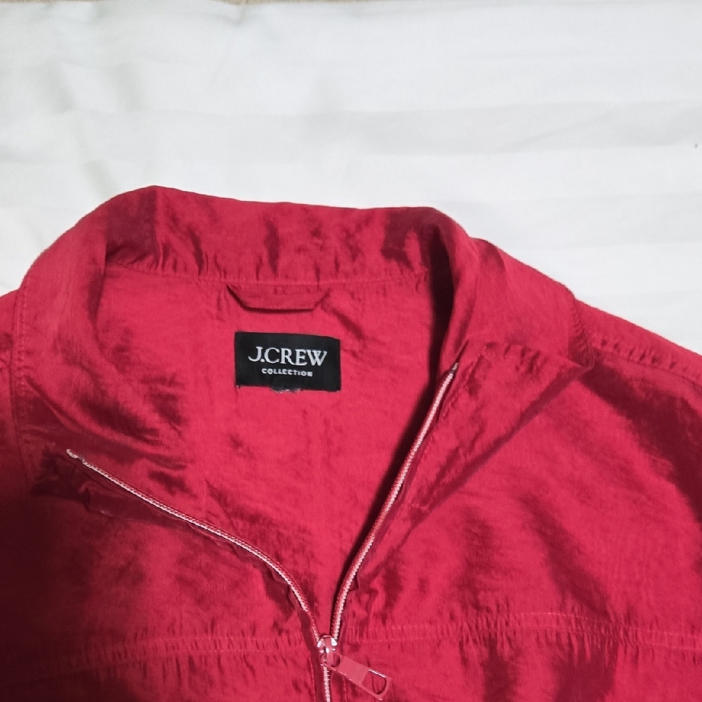 J. Crew Red Zip-Up Jacket - Picture 4 of 8
